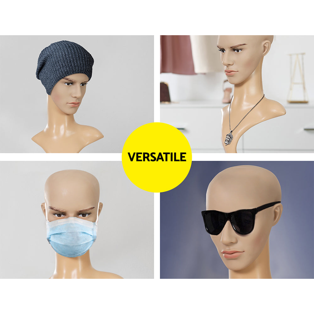 Embellir Male Mannequin Head Display Model 52cm