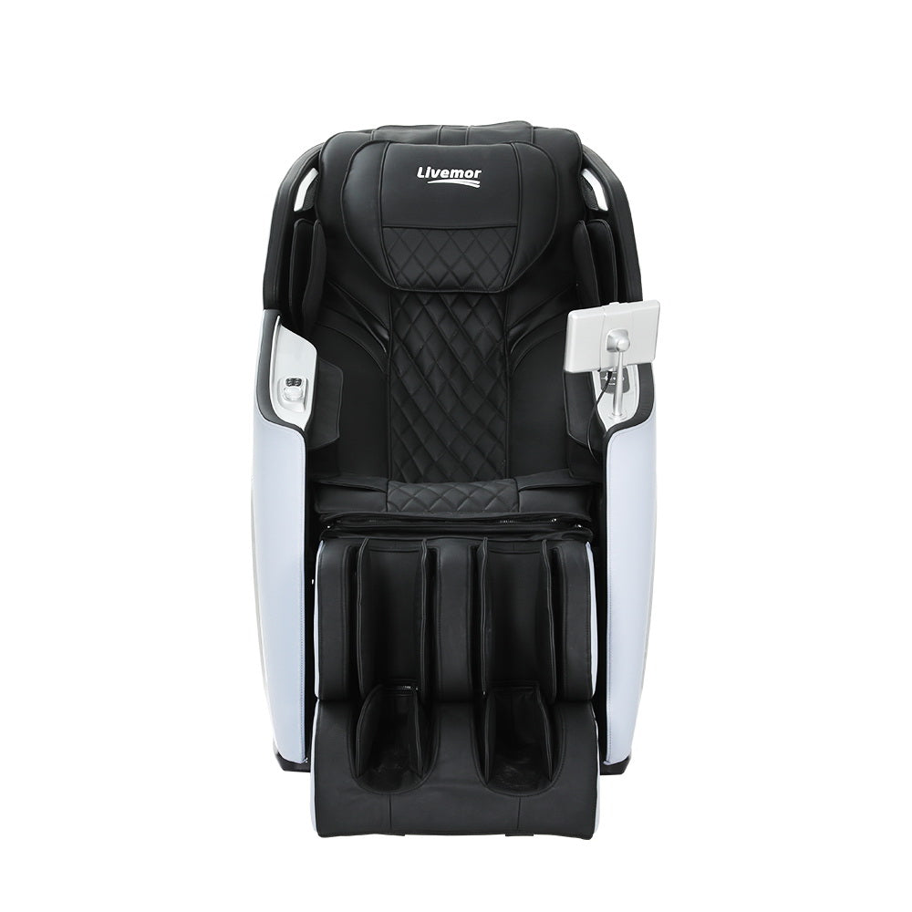 Garin 4D Massage Chair Electric Recliner Black/Blue