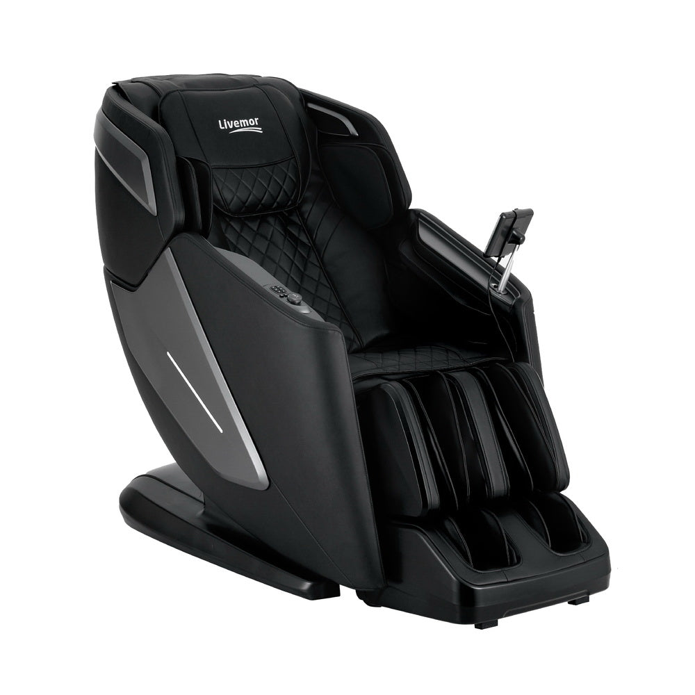 Livemor 4D Massage Chair Electric Recliner Black