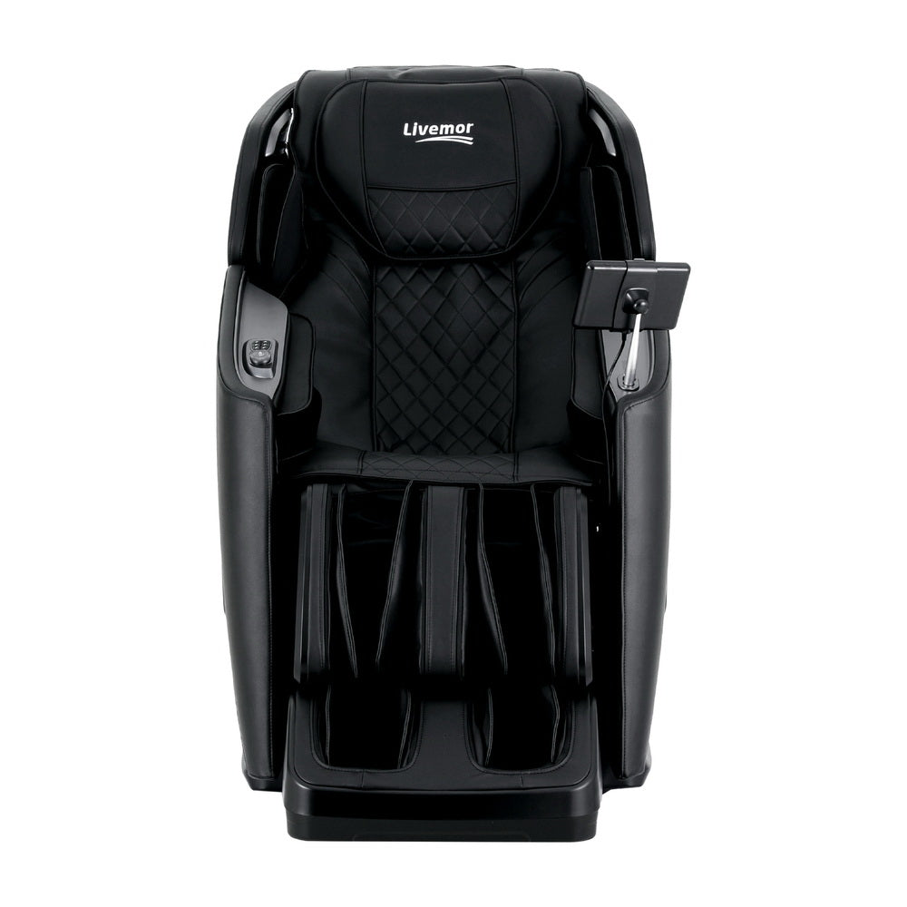 Livemor 4D Massage Chair Electric Recliner Black