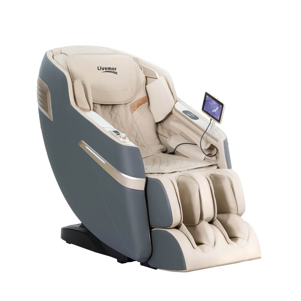 Sina 4D Massage Chair Electric Recliner Gray