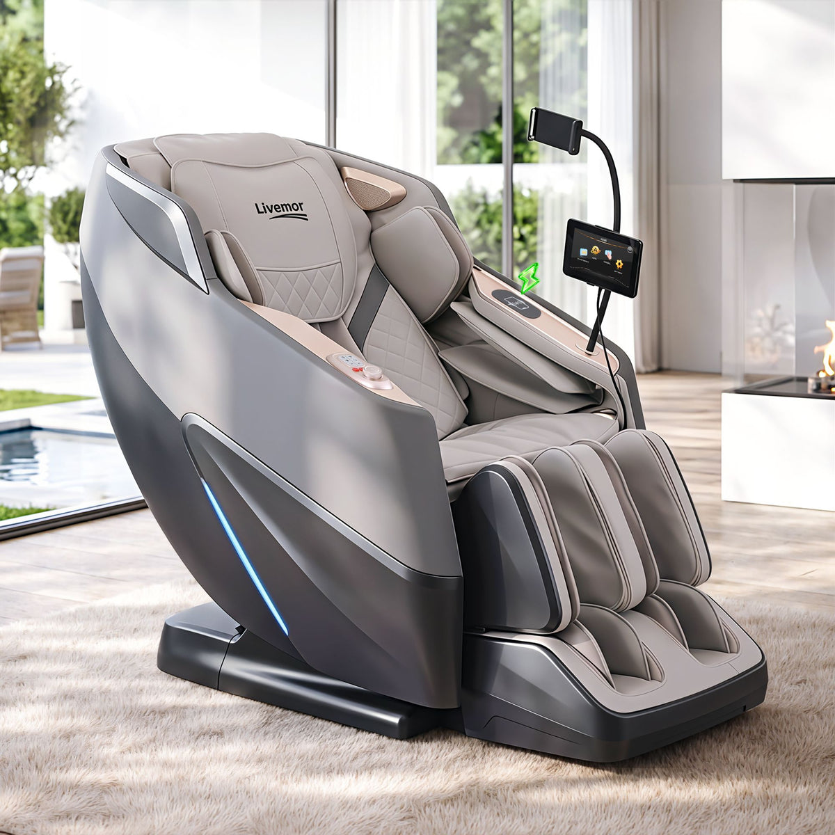Elite Pro 4D Massage Chair with Zero Gravity and 12 Auto Programs