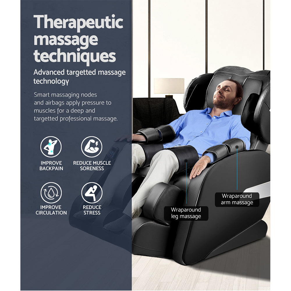 Belmue Full Body Electric Massage Chair Recliner 22 Nodes
