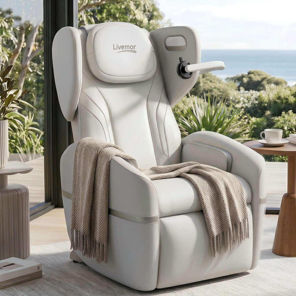 Zeno Electric Vibration Massage Recliner Chair