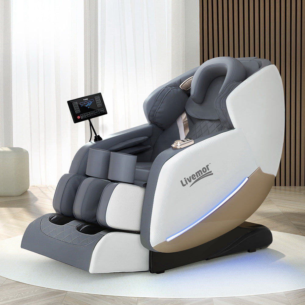 Beryl Electric Massage Chair Recliner Heated Grey