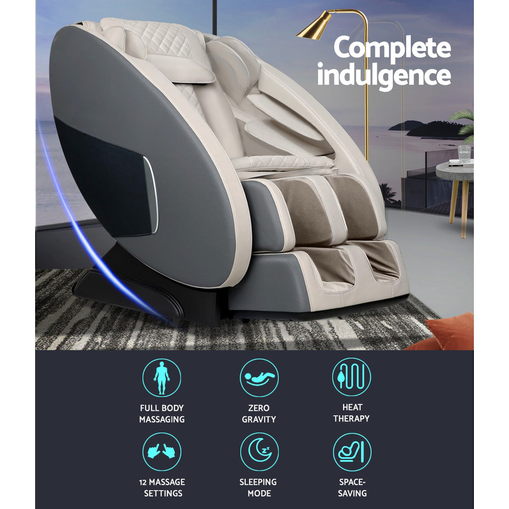 Ellmue Electric Massage Chair Recliner Grey