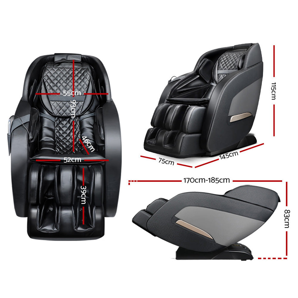 Decima Electric Recliner Massage Chair Black