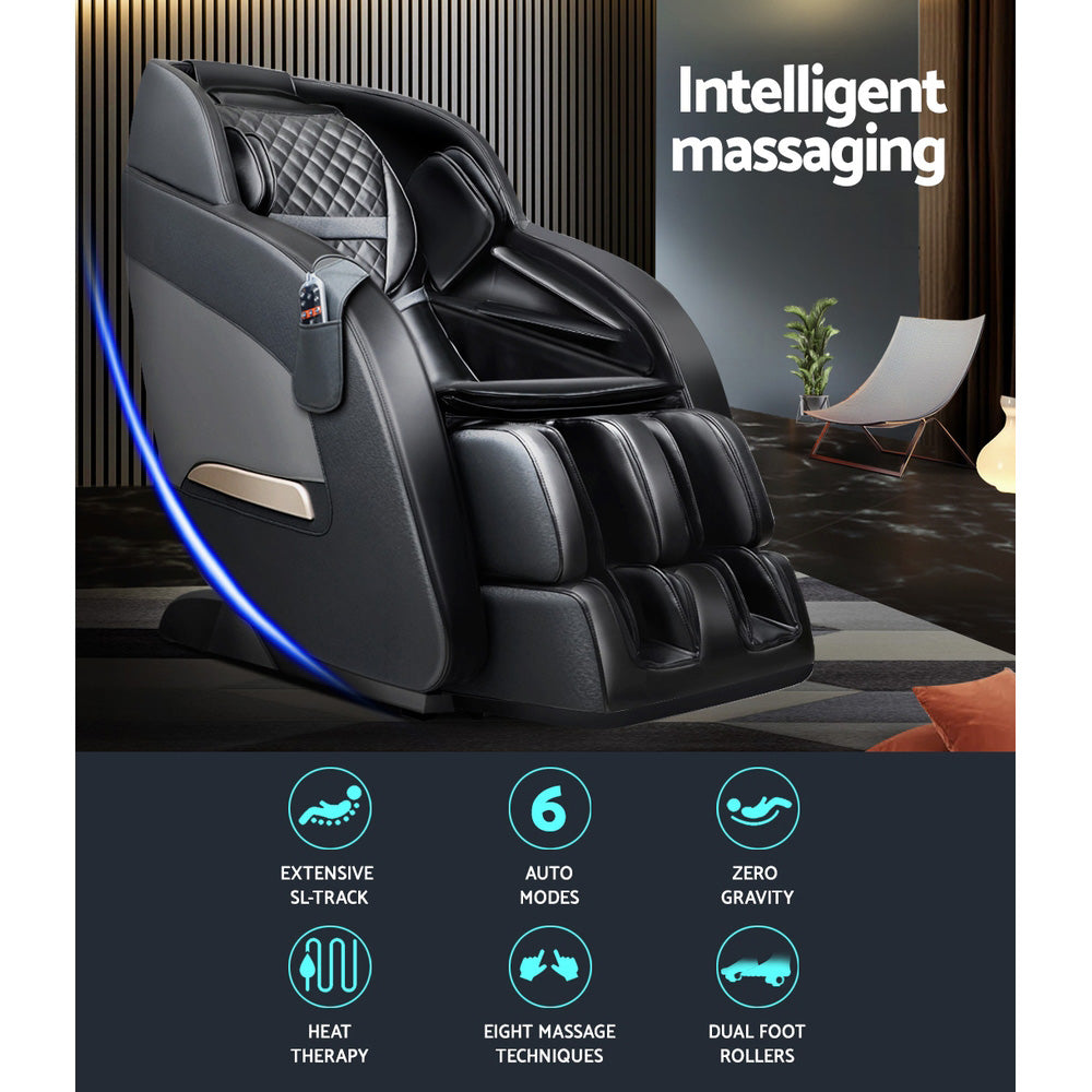 Decima Electric Recliner Massage Chair Black