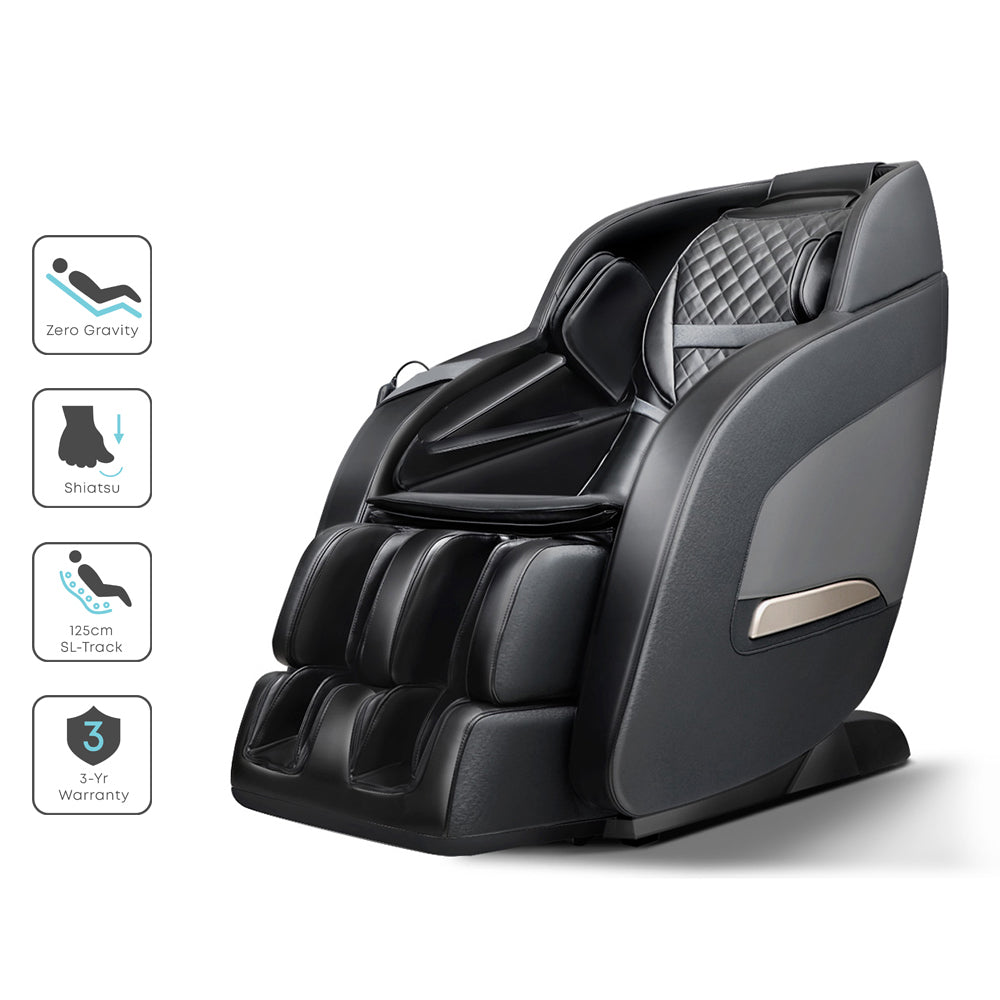 Decima Electric Recliner Massage Chair Black