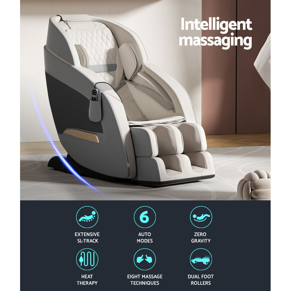 Decima Electric Recliner Massage Chair Grey