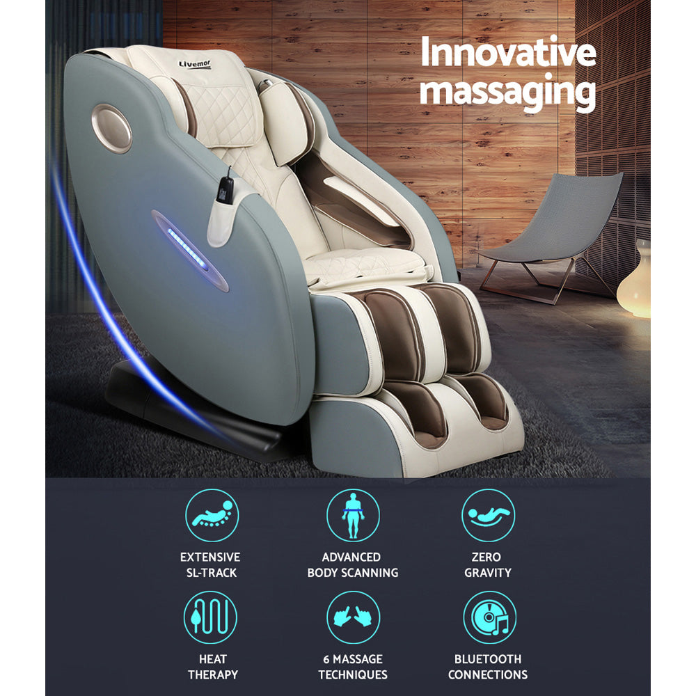 Ozeni Electric Recliner Massage Chair Grey