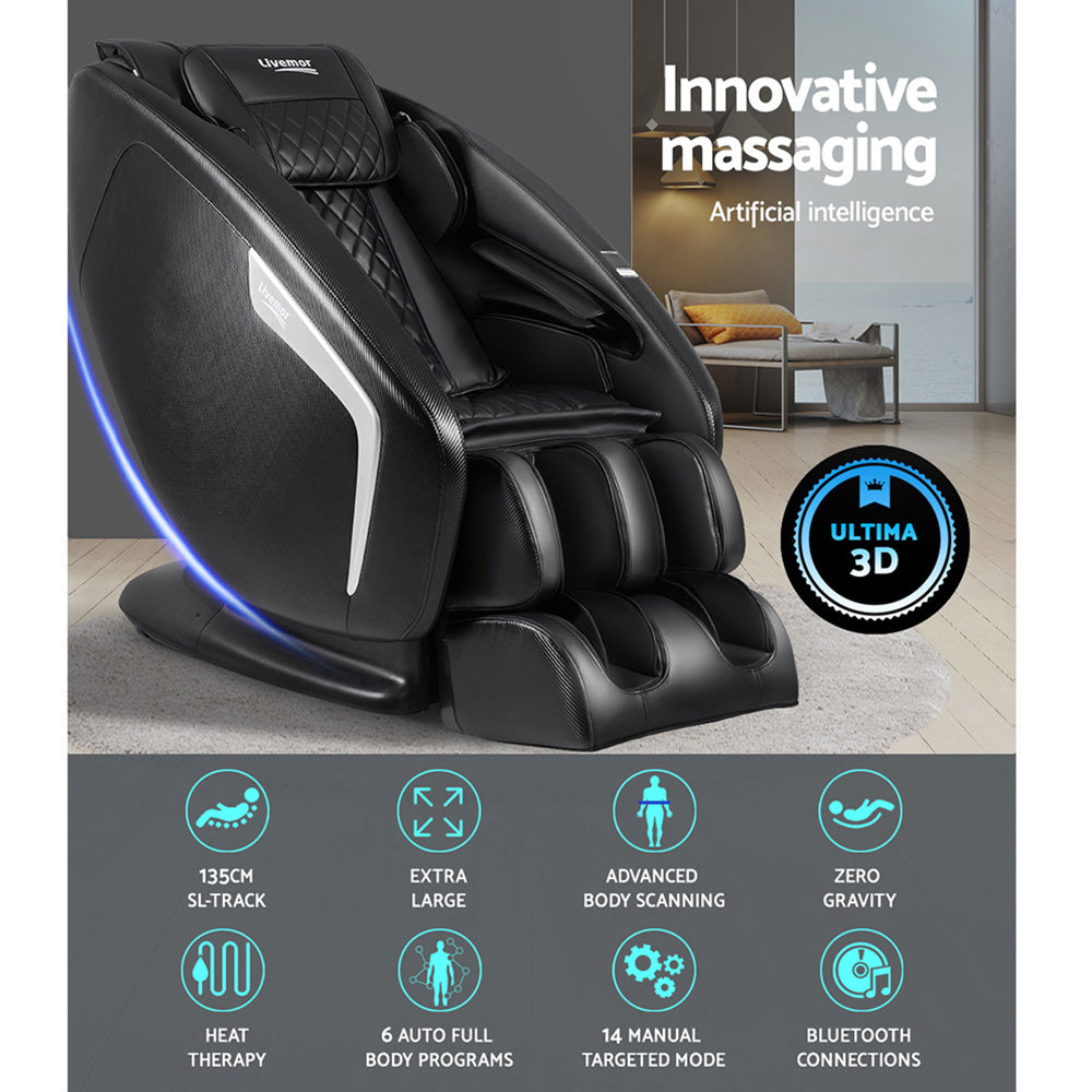 Livemor Delmue 3D Electric Massage Chair Recliner