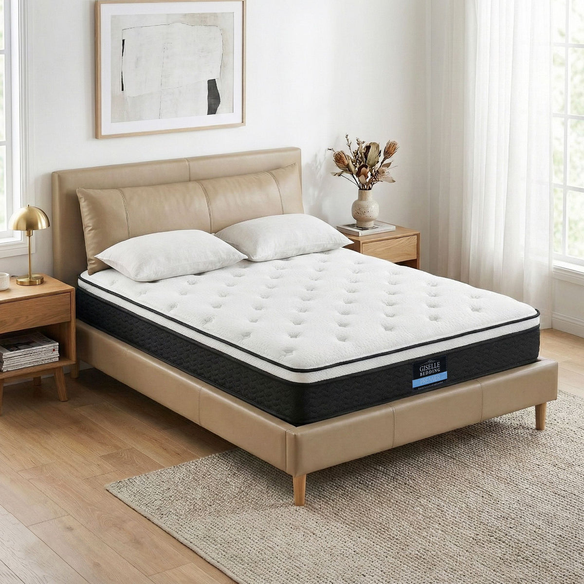 Bonita Series Euro Top Mattress King 21cm Medium Firm