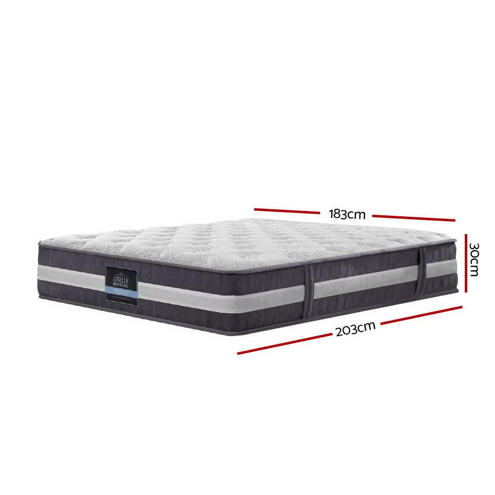 Lotus King Mattress 30cm Pocket Spring Medium Firm