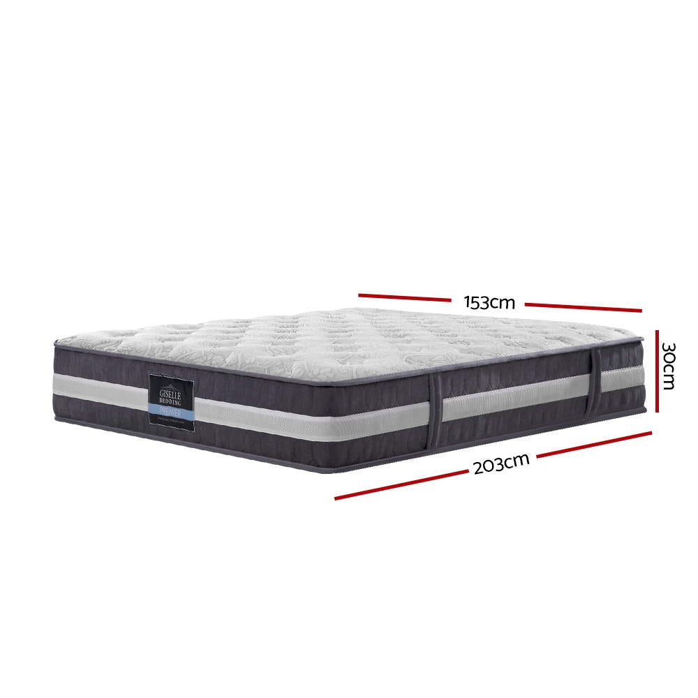 Lotus Queen Mattress 30cm Pocket Spring Medium Firm