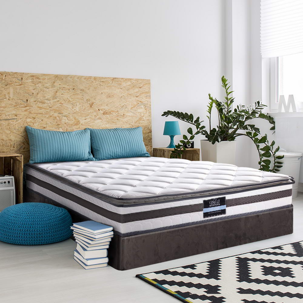Normay King Single Mattress Pillow Top 21cm Medium Firm