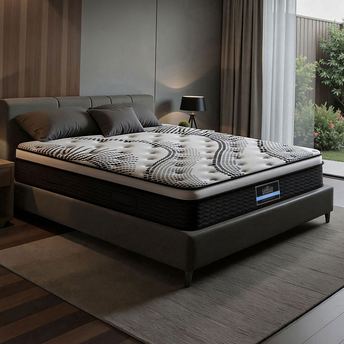 Como Series King 32cm Euro Top Mattress Medium Firm