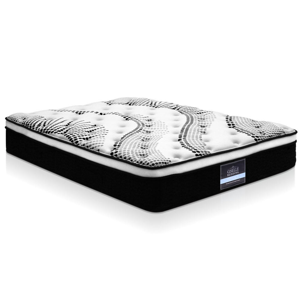 Como King Mattress Euro Top 32cm Medium Firmness