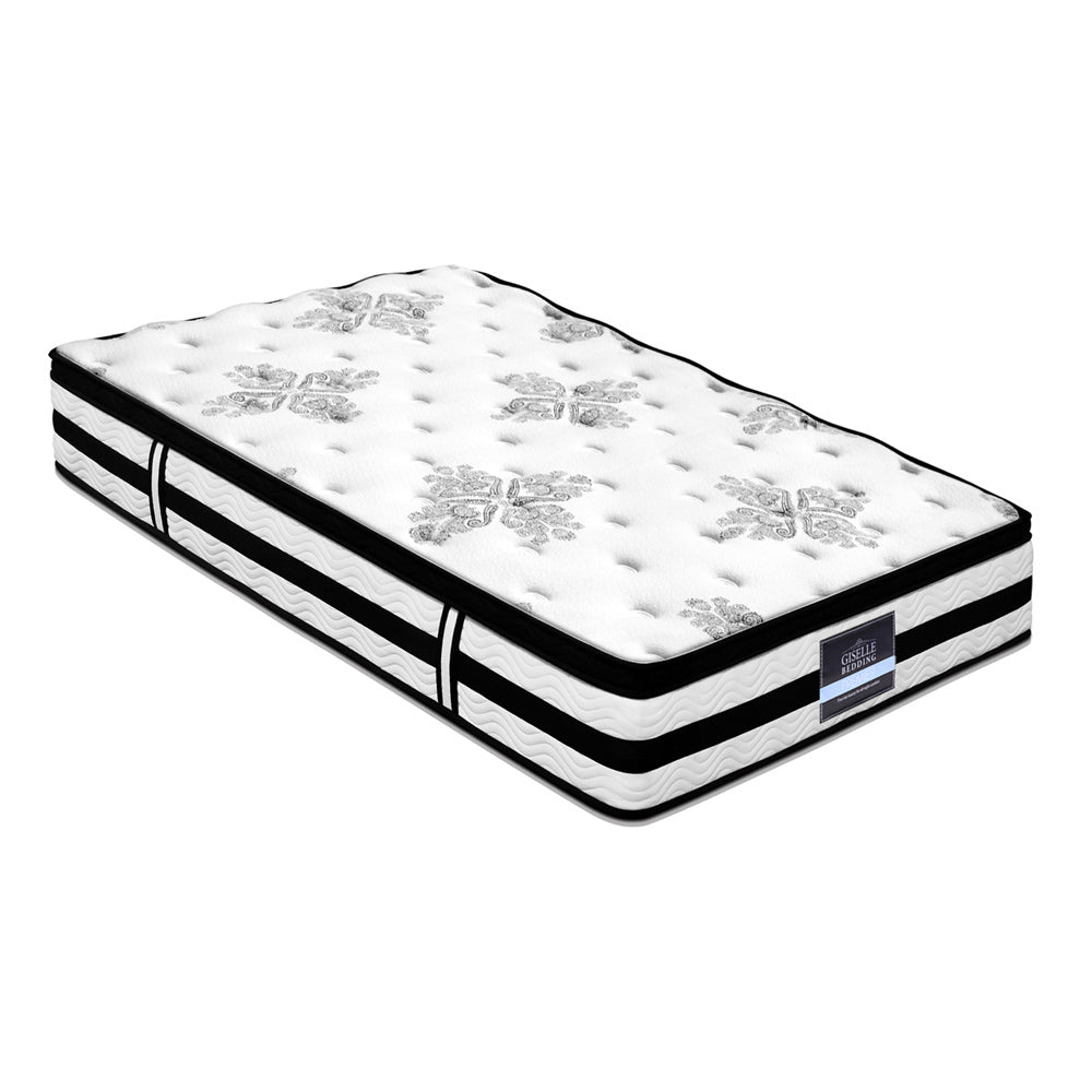 Algarve Single Mattress Euro Top Pocket Spring 34cm