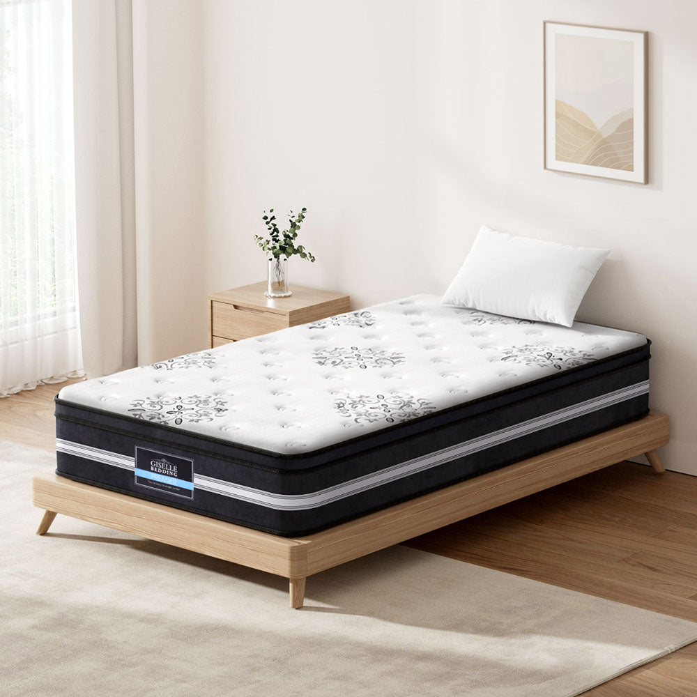 Donegal Euro Top Mattress 34cm King Single Cool Gel Memory Foam