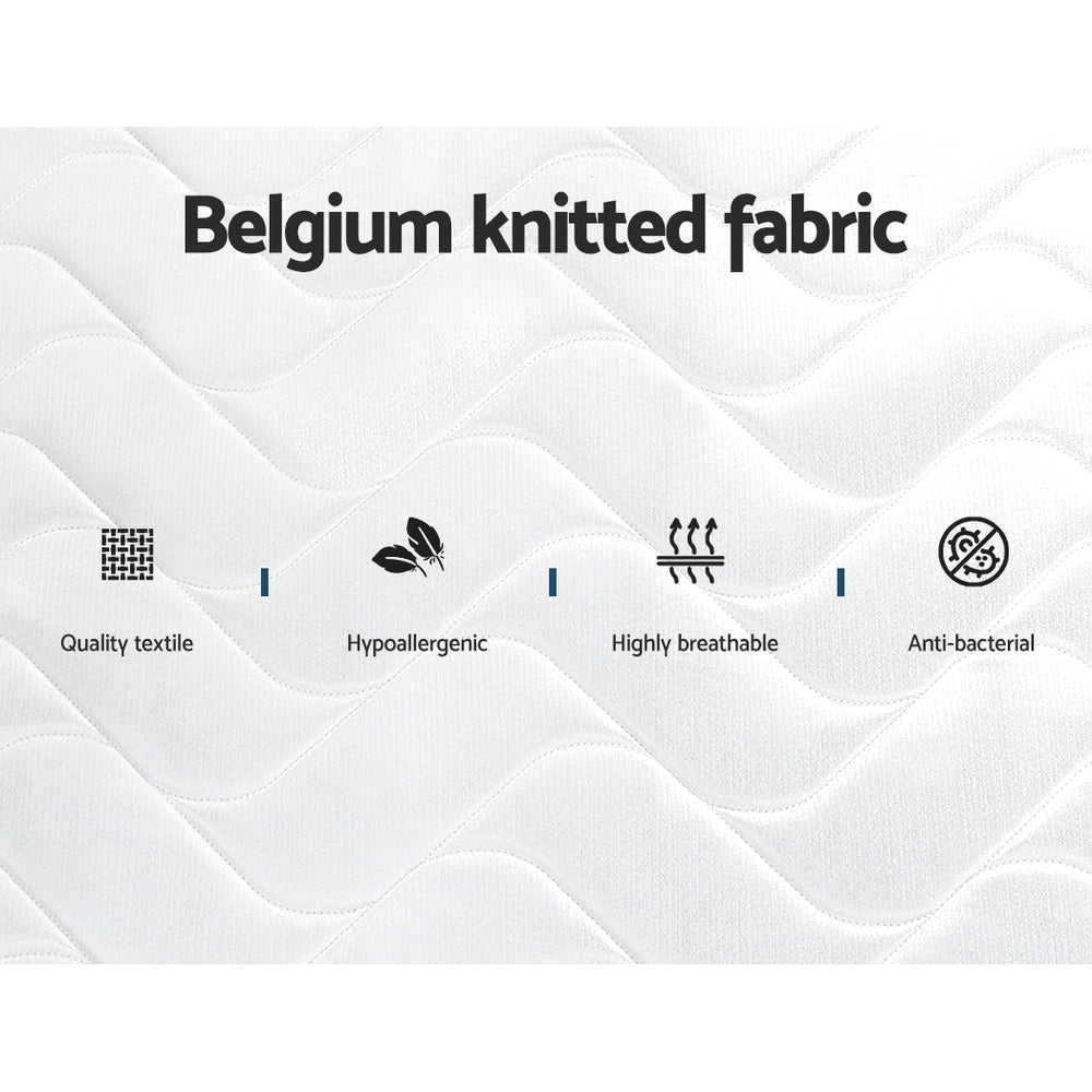 Alessio King Single Mattress Medium Firm 13cm