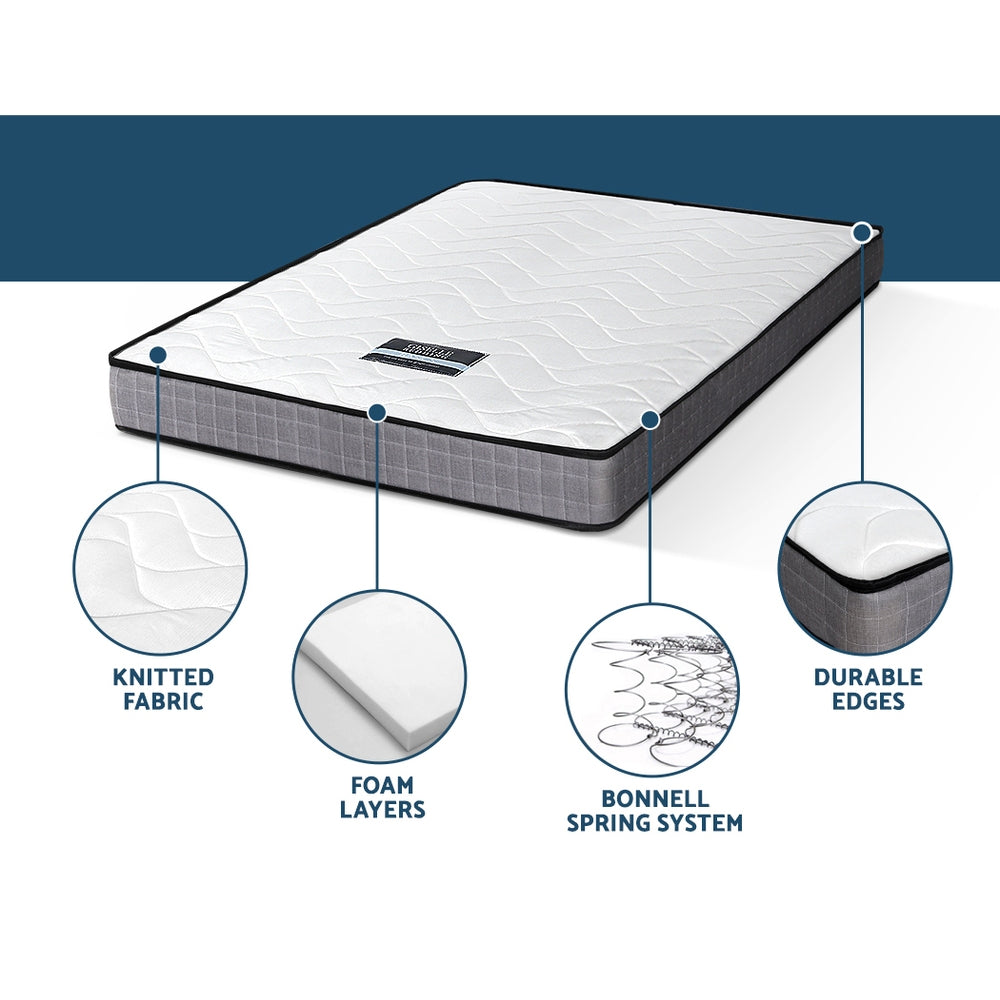 Alessio 13cm Queen Mattress Medium Firm
