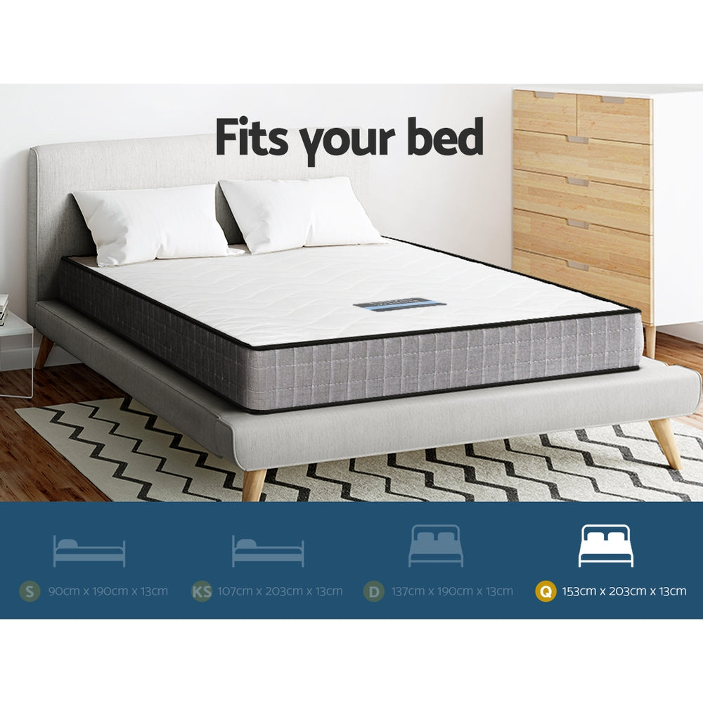 Alessio 13cm Queen Mattress Medium Firm