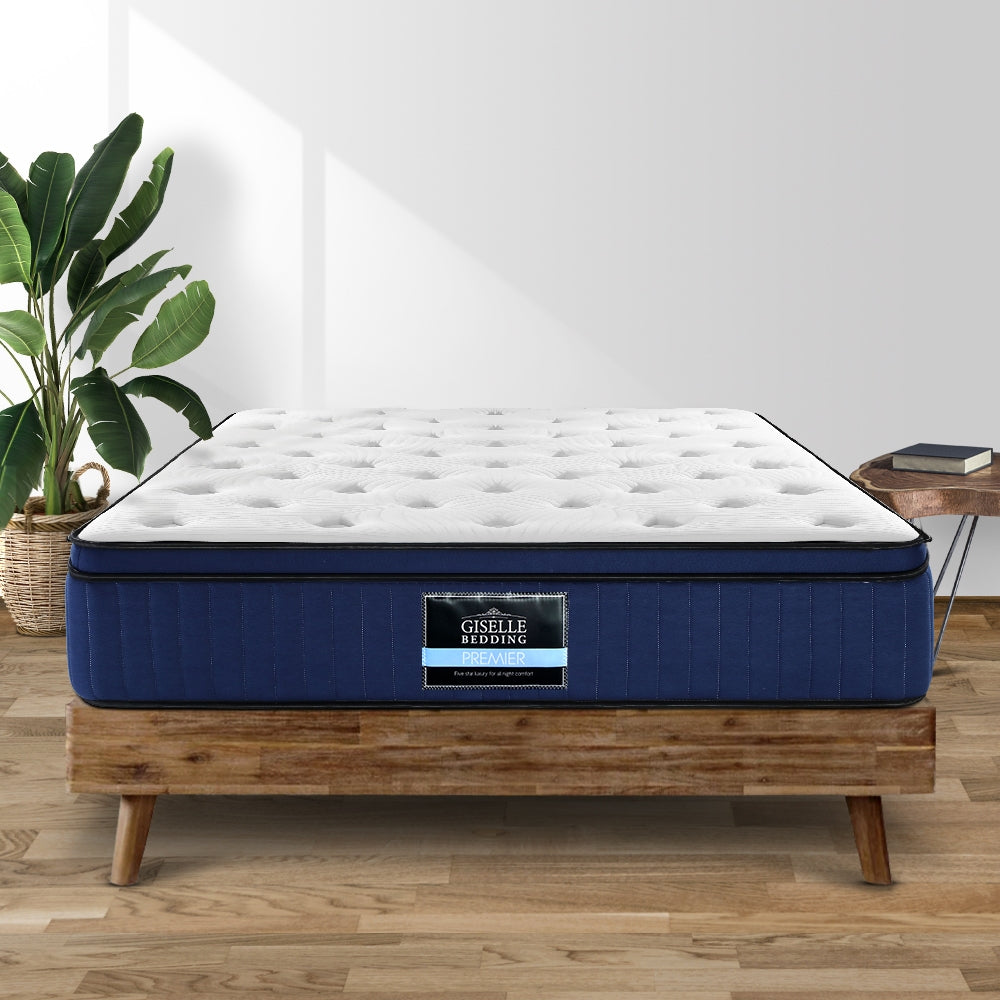 Franky Queen Mattress 34cm Cool Gel Memory Foam 7 Zone