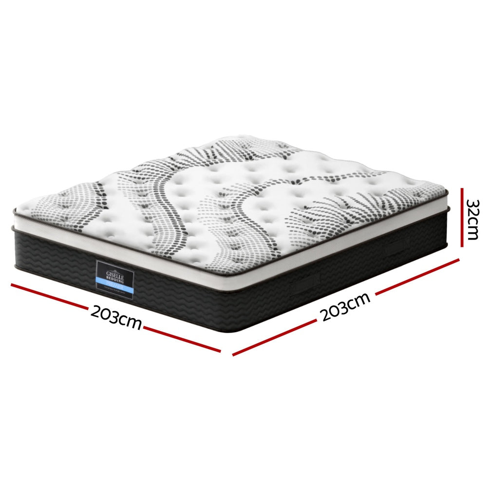 Como Super King Mattress Euro Top 32cm Medium Firm