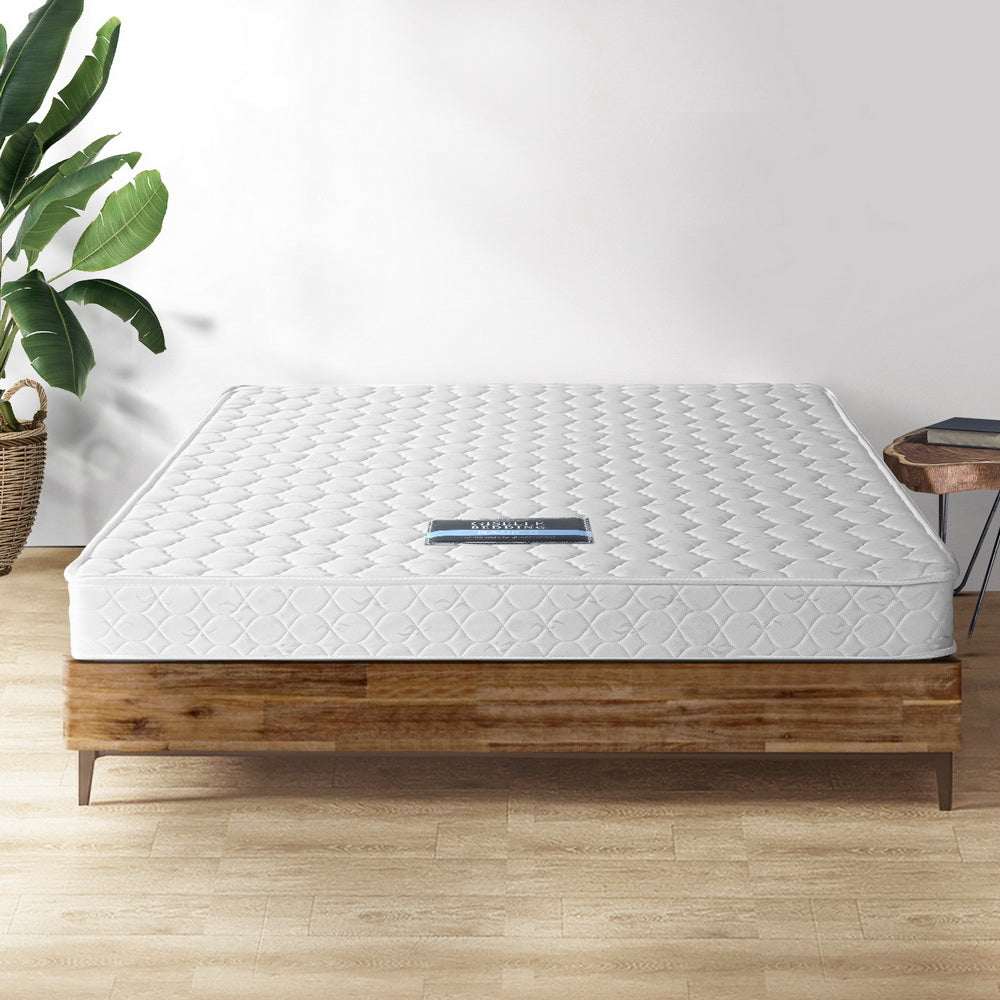 Arina Queen Mattress 13cm Medium Firm Tight Top White