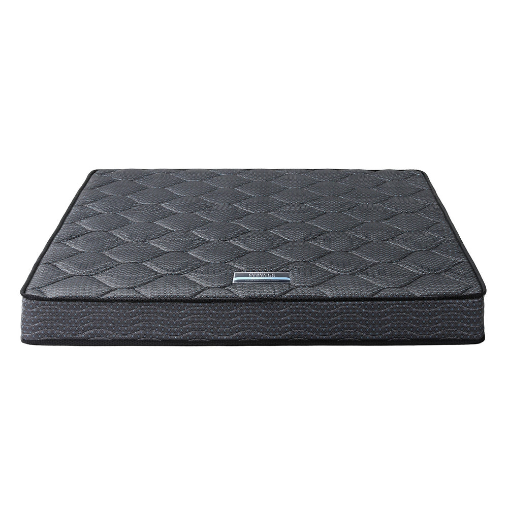 Serena Double Mattress 16cm Bonnell Spring Medium-Firm Grey