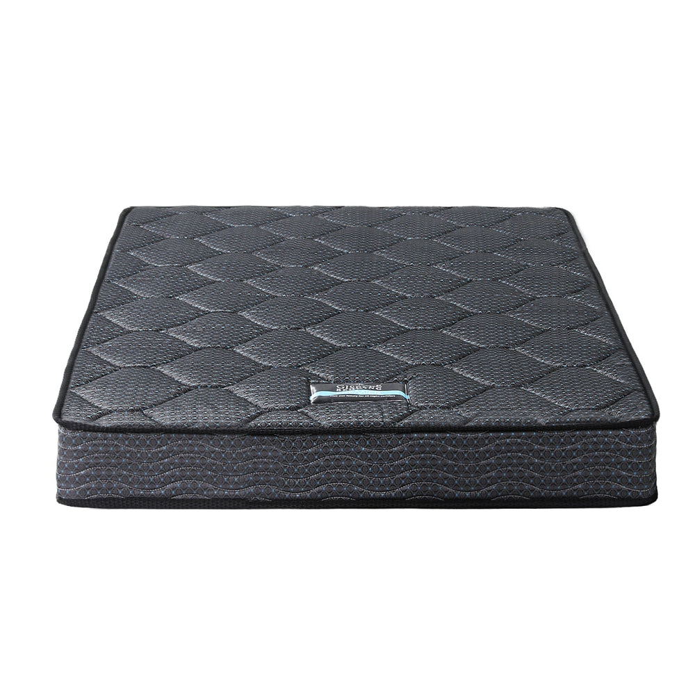 Serena 16cm Single Mattress Medium-Firm Bonnell Spring Grey