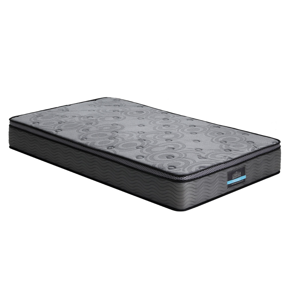 Reverie King Single Mattress 26cm Euro Top Medium-Firm Grey