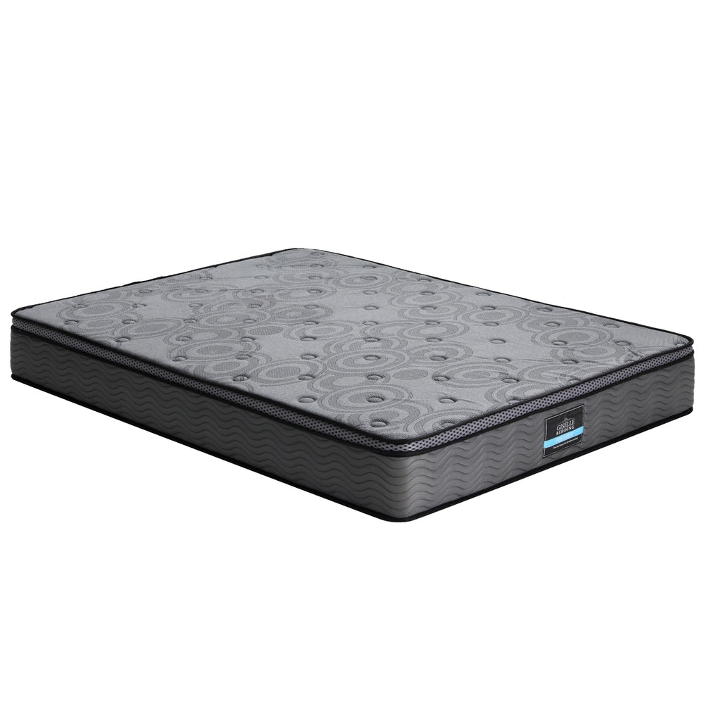 Reverie Queen Mattress 26cm Euro Top Medium-Firm Grey
