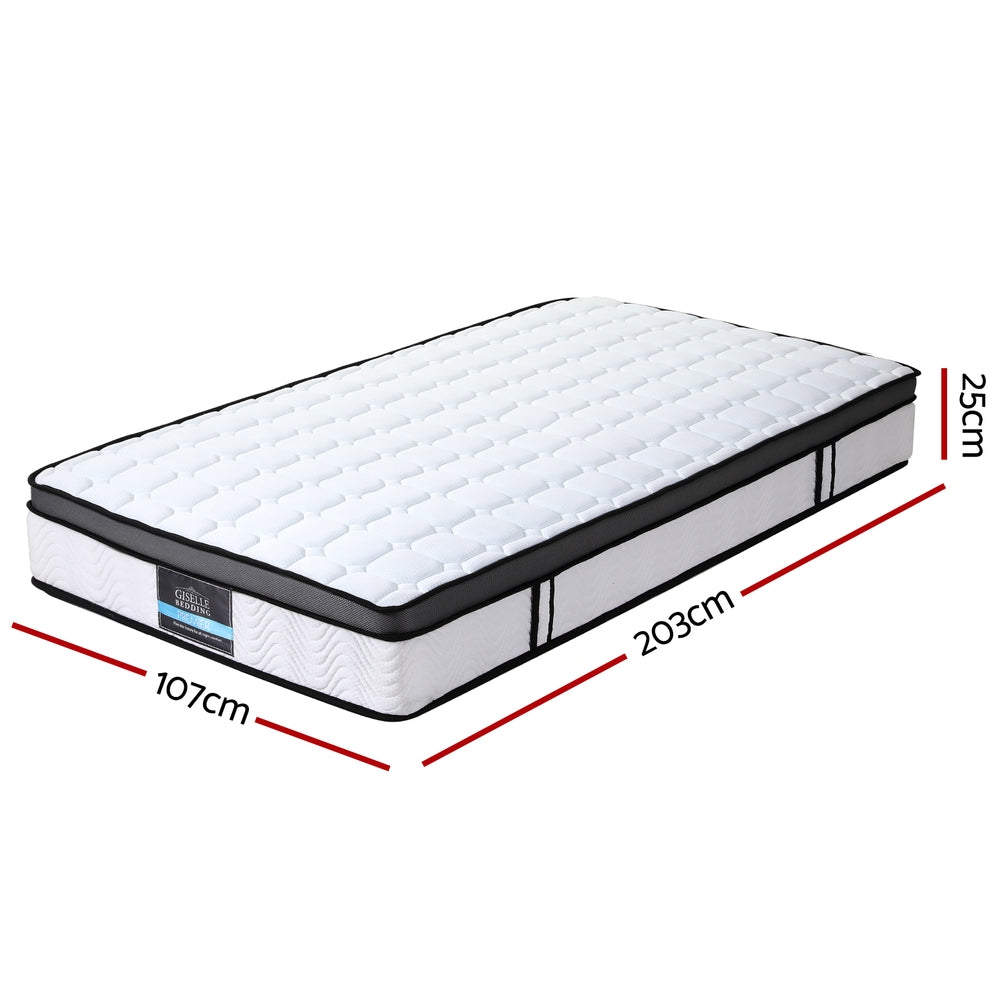 Sorrento King Single Mattress Cool Gel Foam 25cm White