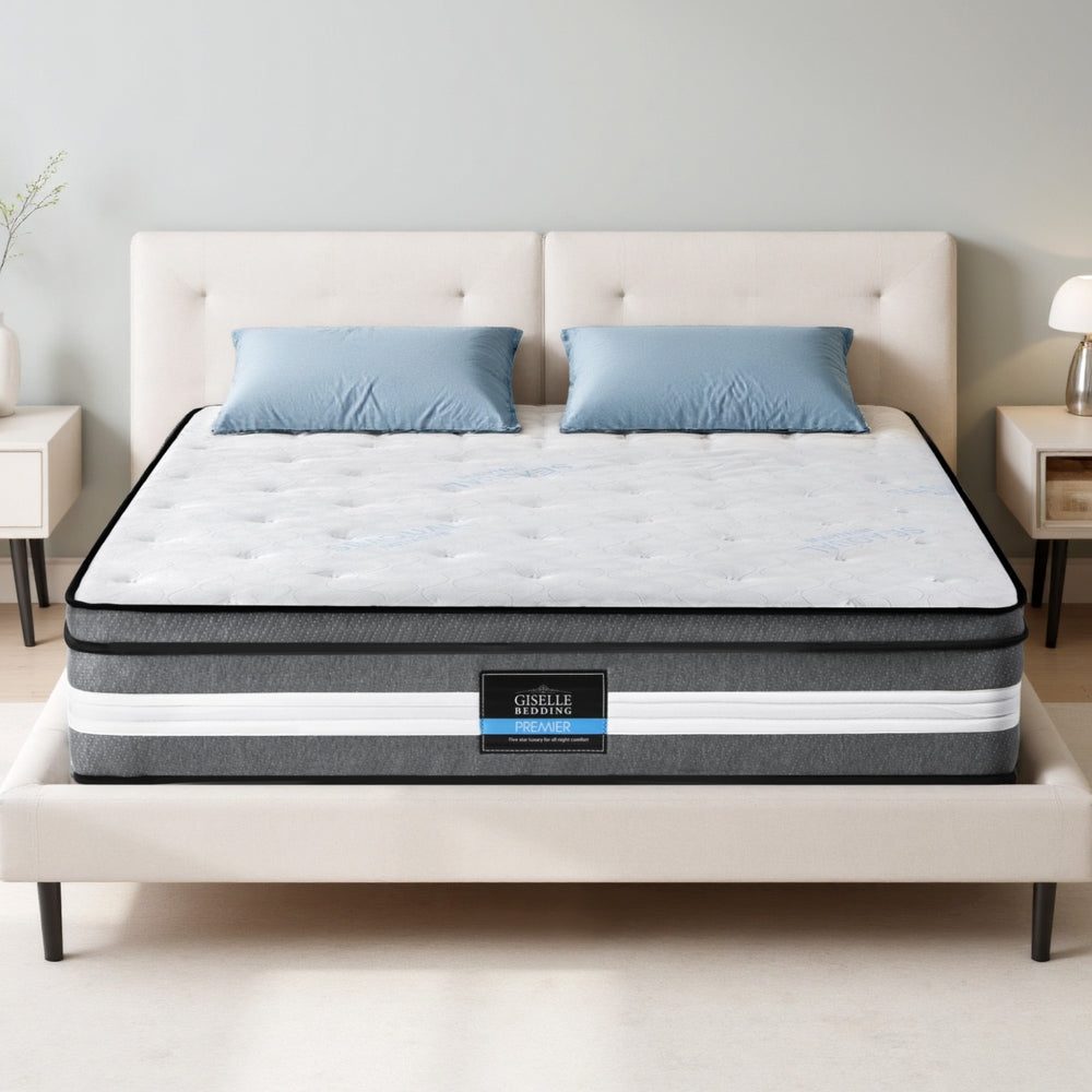 LVORY King Mattress 30cm Gel Foam Pocket Spring