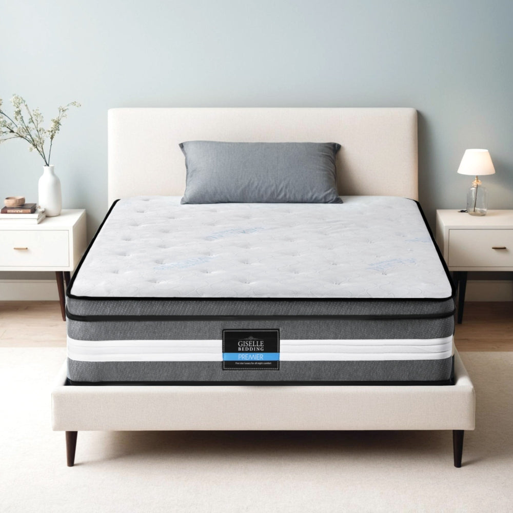 LVORY King Single Mattress Gel Foam Pocket Spring 30cm