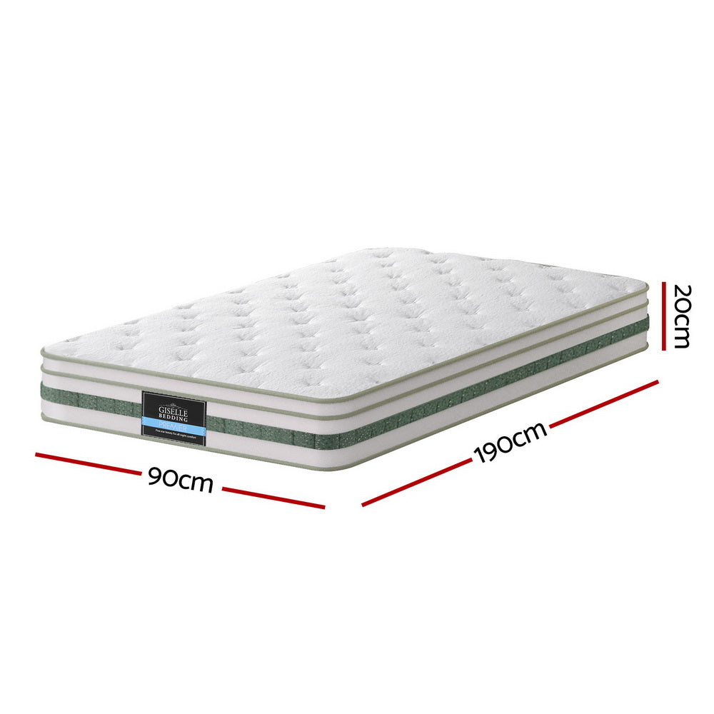 Mint Series 20cm Single Mattress Green Tea Foam