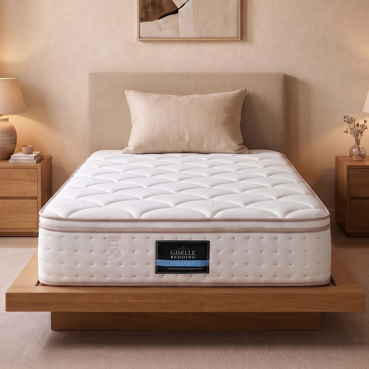 Sonno Single 30cm Spring Mattress with Tencel Cover