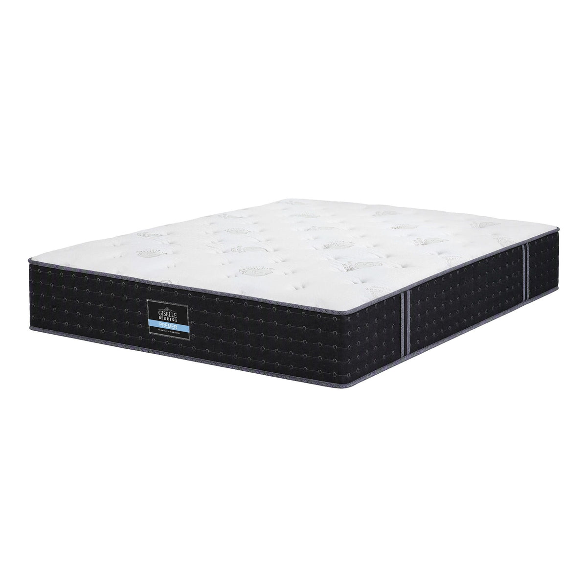 Giselle Queen Reversible Spring Mattress Cashmere Cover Gel Foam Firm 35cm
