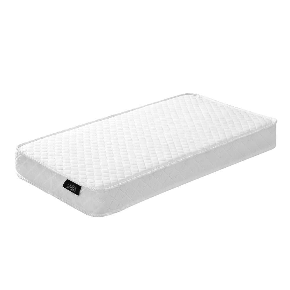 Giselle 13cm Baby Cot Mattress Spring Foam White