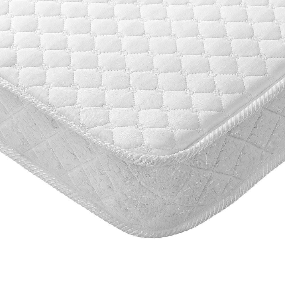 Giselle 13cm Baby Cot Mattress Spring Foam White