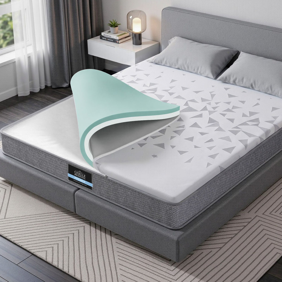 Aero Series King Mattress 23cm Pocket Spring Dual Firmness