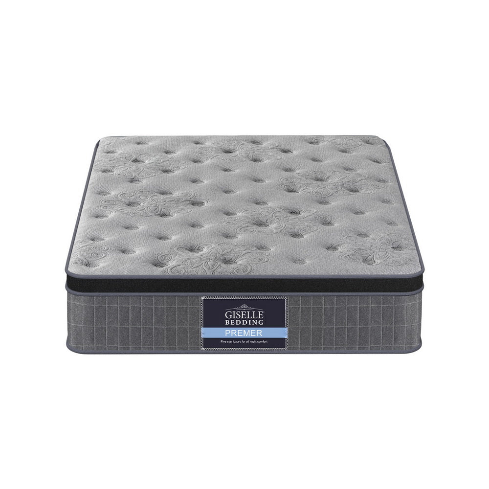 DOVE Single Mattress 26cm Latex Foam Medium-Firm Grey