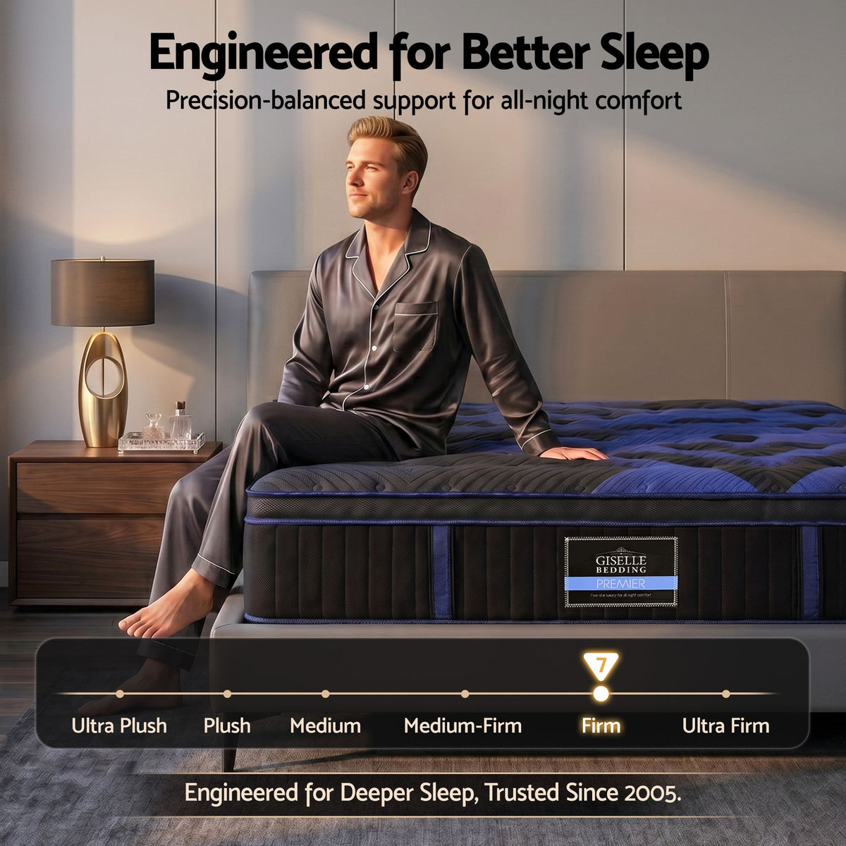 Esport Double Hybrid Mattress 34cm Cooling Gel Memory Foam