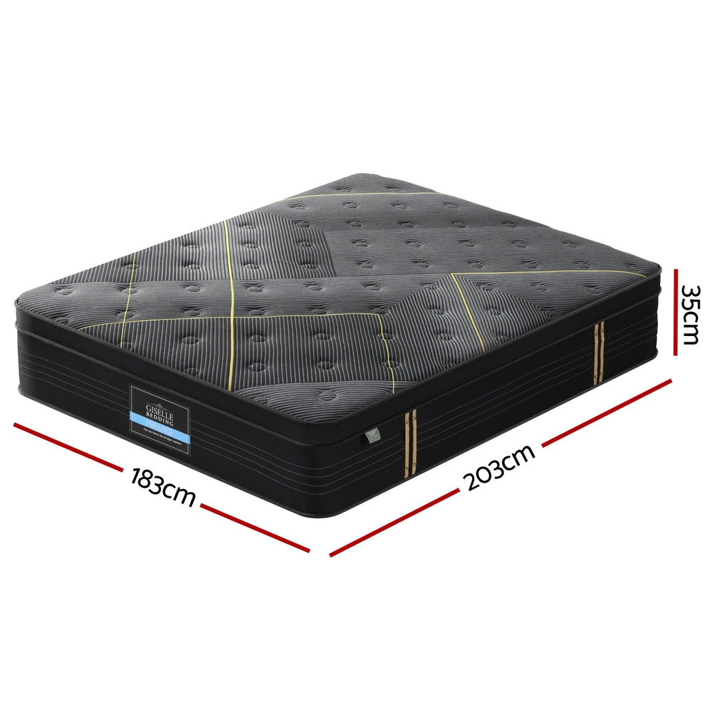 Midnight King Mattress 35cm Bamboo Pocket Firm Foam