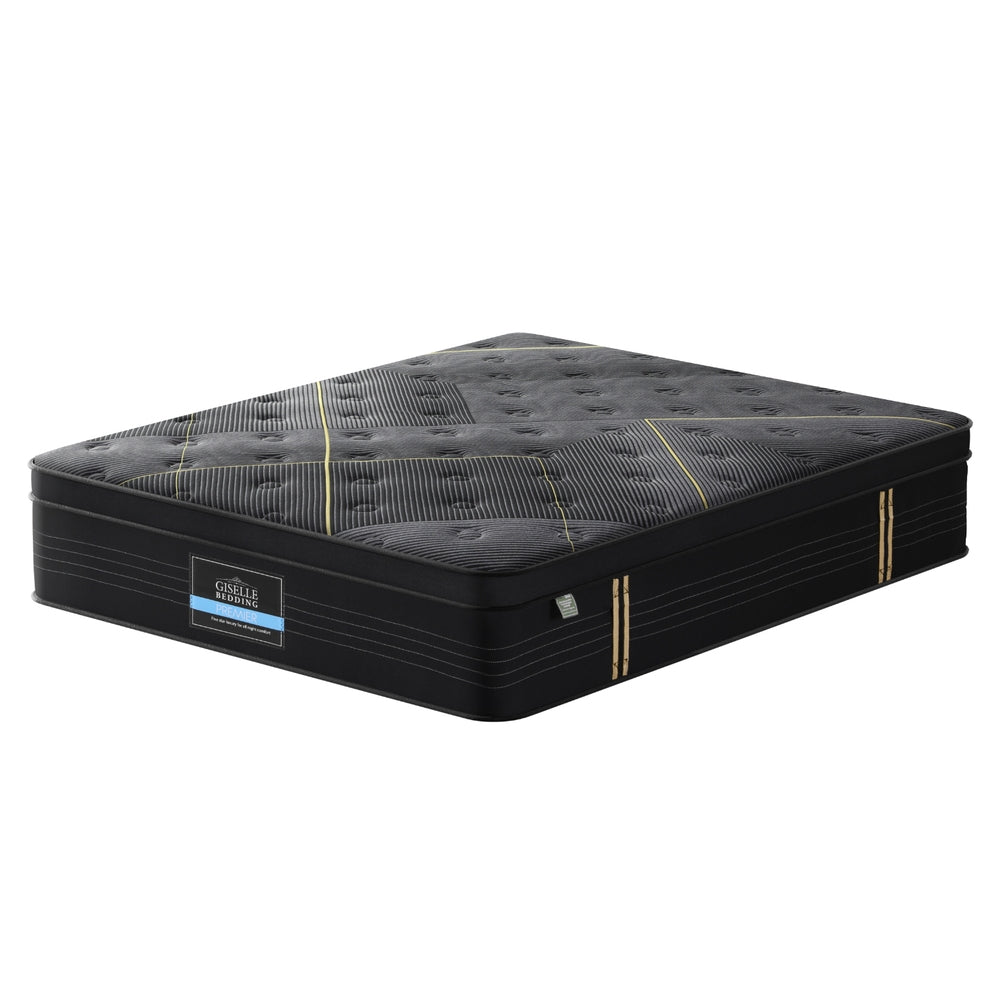 Midnight 35cm Queen Mattress Bamboo Pocket Firm Foam