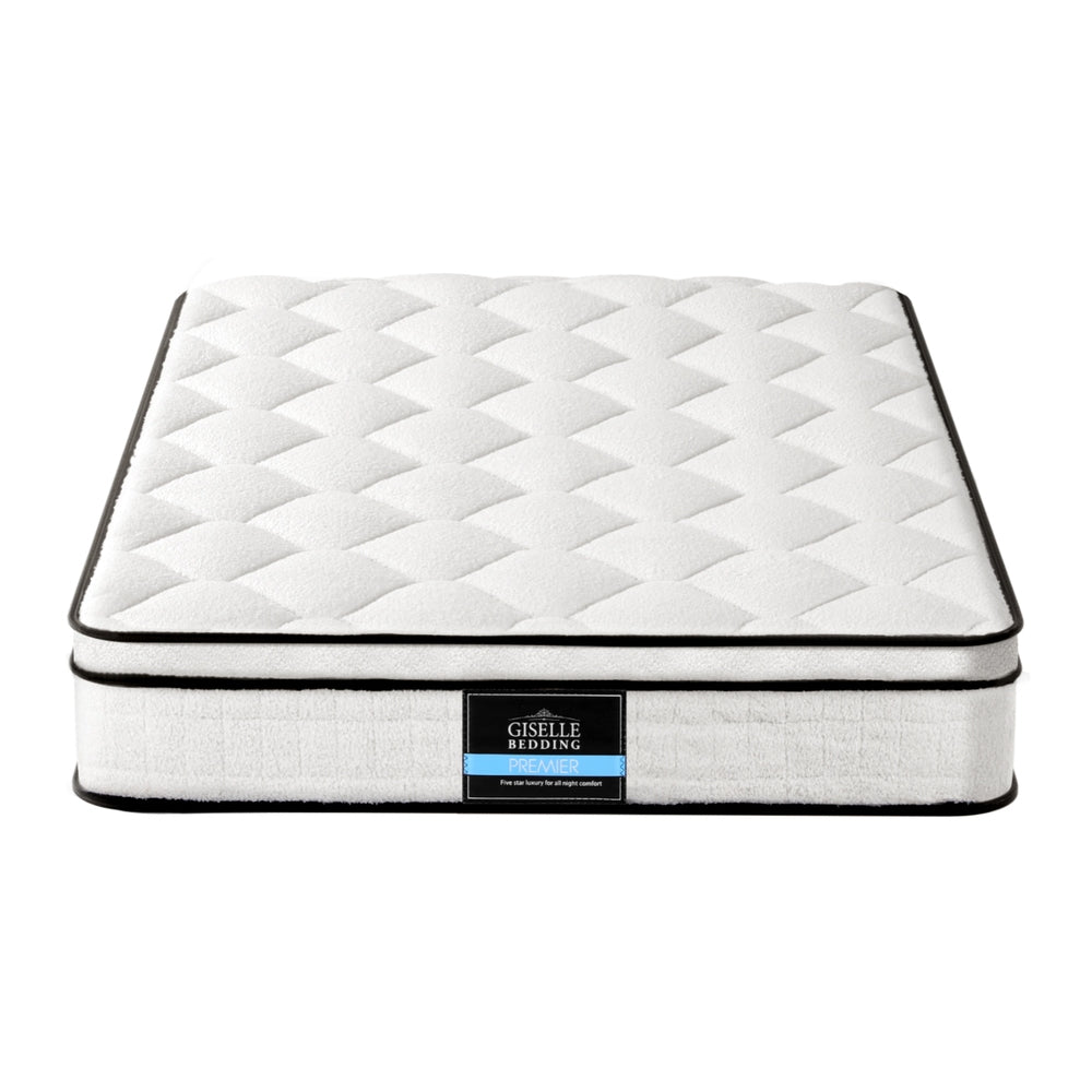 Elysium King Single Mattress 22cm Medium-Firm Euro Top Velvet