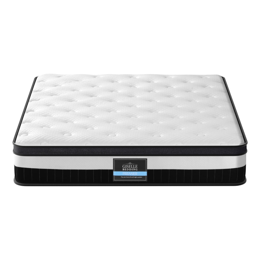 Breeze 30cm Double Mattress Medium-Firm White