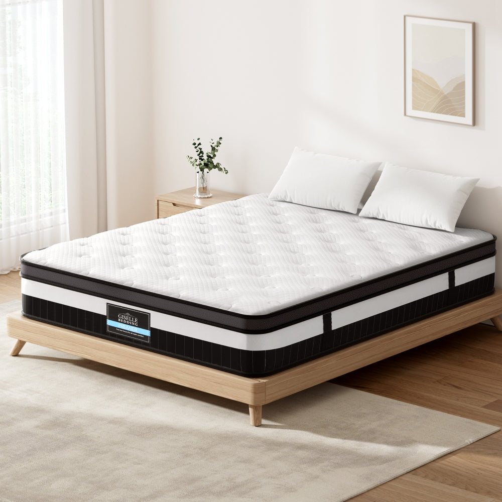 Breeze 30cm Double Mattress Medium-Firm White